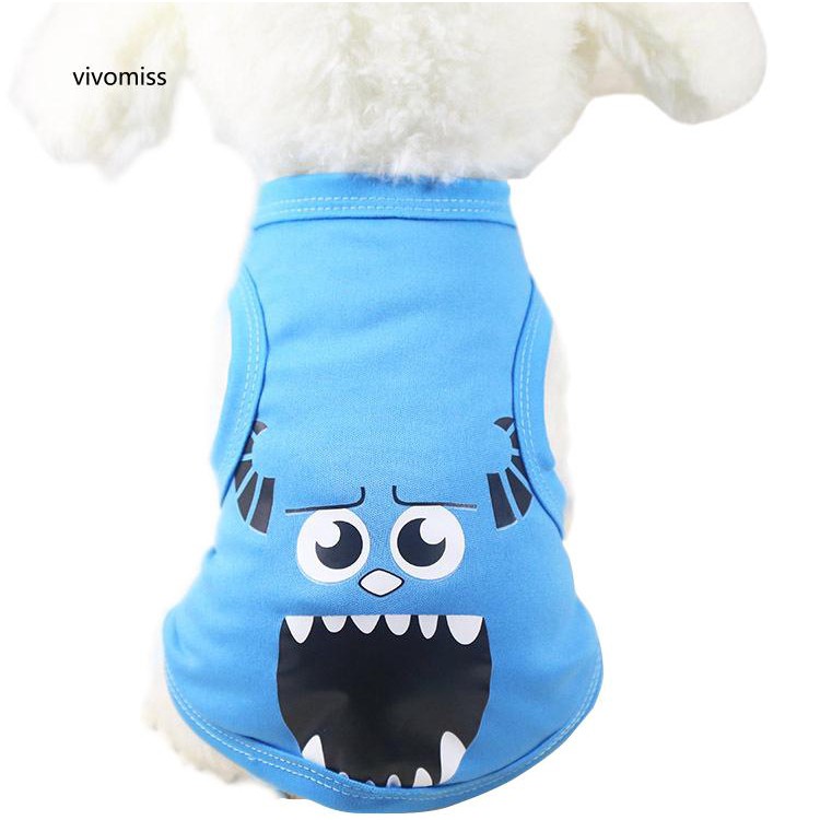 Áo thun họa tiết nhân vật hoạt hình ngộ nghĩnh dành cho thú cưng