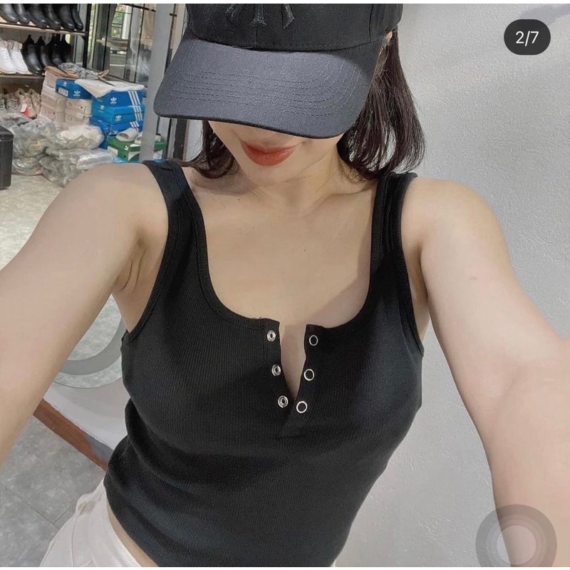 ANU349 ÁO TĂM NỮ PHỐI CÚC 2S