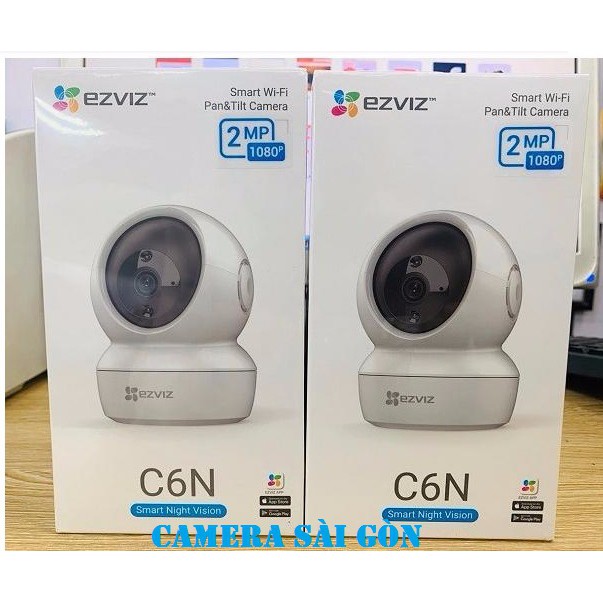 Camera IP 2.0Megapixel hỗ trợ kết nối WIFI xem qua điện thoại EZVIZ C6N, xoay 340 độ