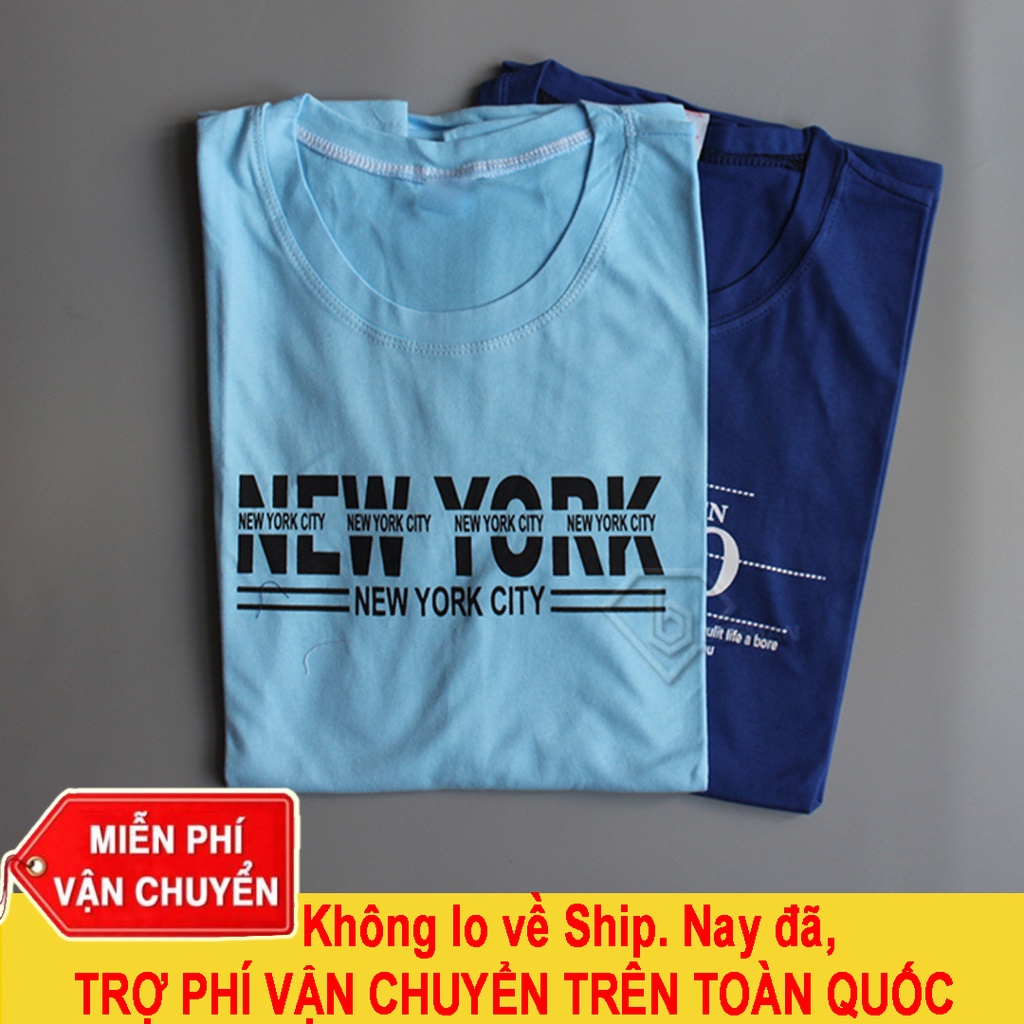 COMBO 10 Áo Thun Nam Cotton BM06 - Màu Ngẫu Nhiên