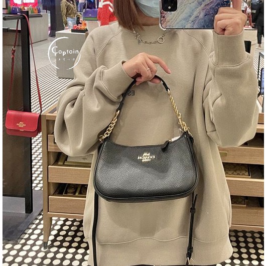 COACH  Túi Đeo Chéo Vai Có Dây Xích Thời Trang Sành Điệu Cho Nữ