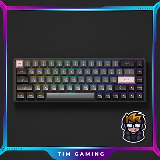 Bàn phím cơ akko 3068b multi-modes black pink