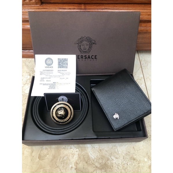 set thắt lưng versac tặng kèm ví fullbox túi giấyFreeship