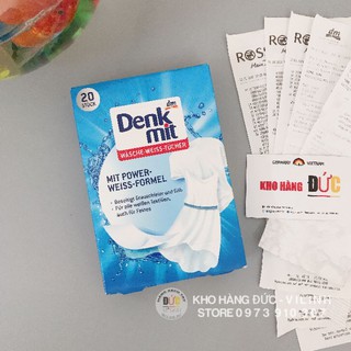 Tẩy trắng quần áo Denkmit 20 miếng