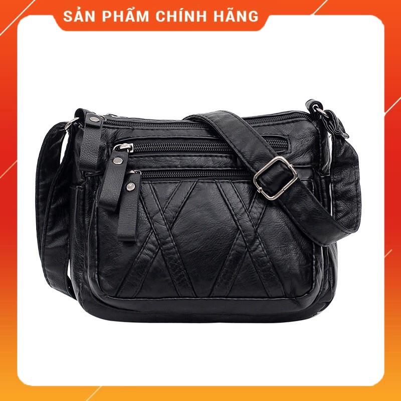 Túi xách da mềm đẹp đeo chéo kẹp nách thời trang cao cấp giá rẻ cho người trung niên đi chợ,đi làm công sở TXDM25