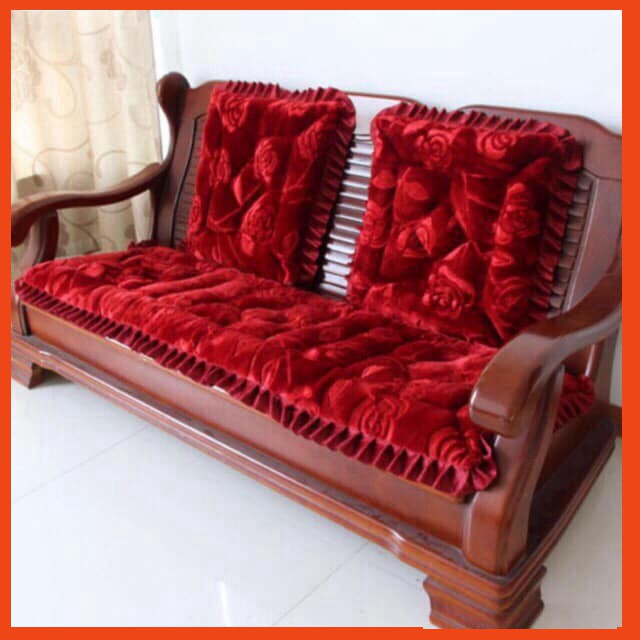 (FREE SHIP) Bộ Thảm Trải Ghế Sofa Chất Liệu Nỉ Nhung Vân Hoa Nổi Sang Trọng &lt;3 (SAFE SỐC)