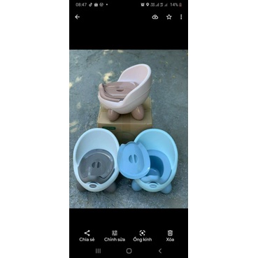 bô cho bé đi vệ sinh