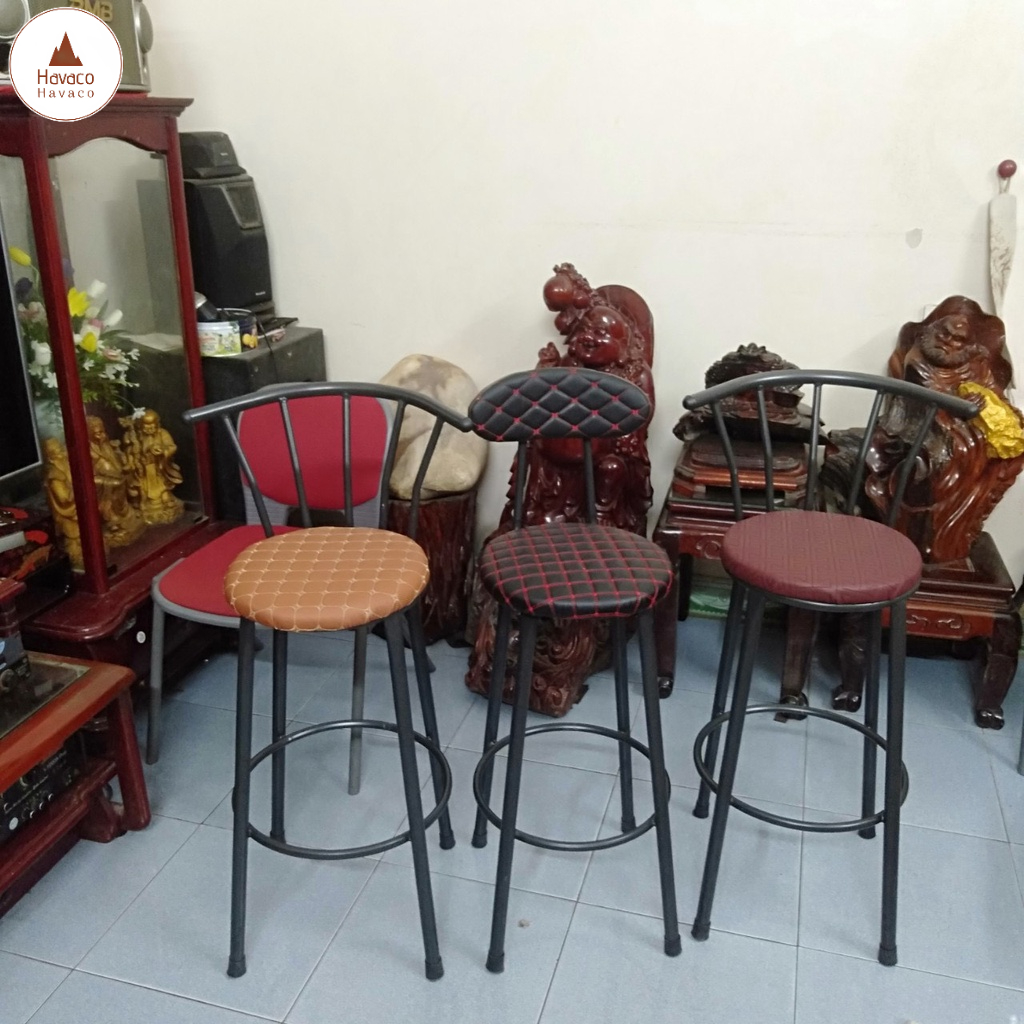 Ghế Quầy Bar bọc da cao cấp bền đẹp Havaco GG01