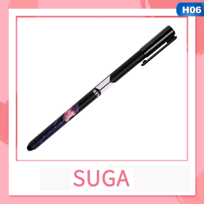 1 Bút mực in hình thành viên nhóm nhạc KPOP BTS