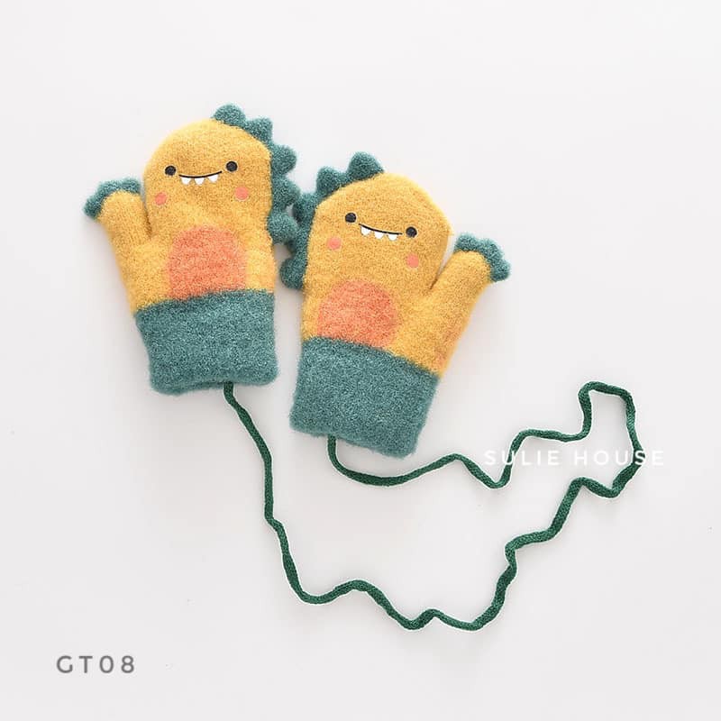 Găng tay khủng long lót lông - GT08