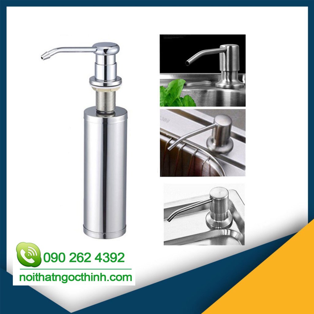 Chậu rửa chén đúc cao cấp đa năng inox 304 SENTANO Plus loại lớn 100x48 cm
