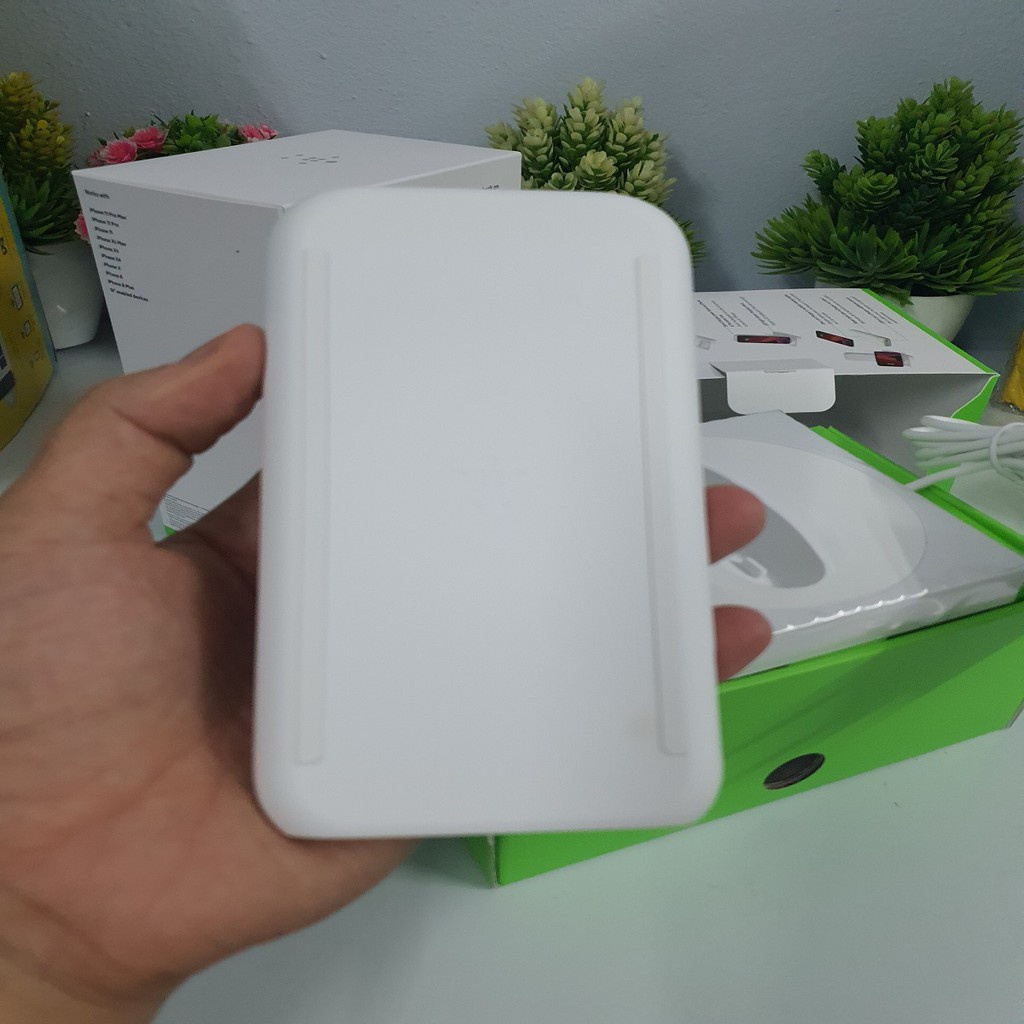 Sạc dự phòng không dây kiêm đế sạc không dây 10000 mah Belkin 2in1 sạc nhanh iphone android airpods 3astore