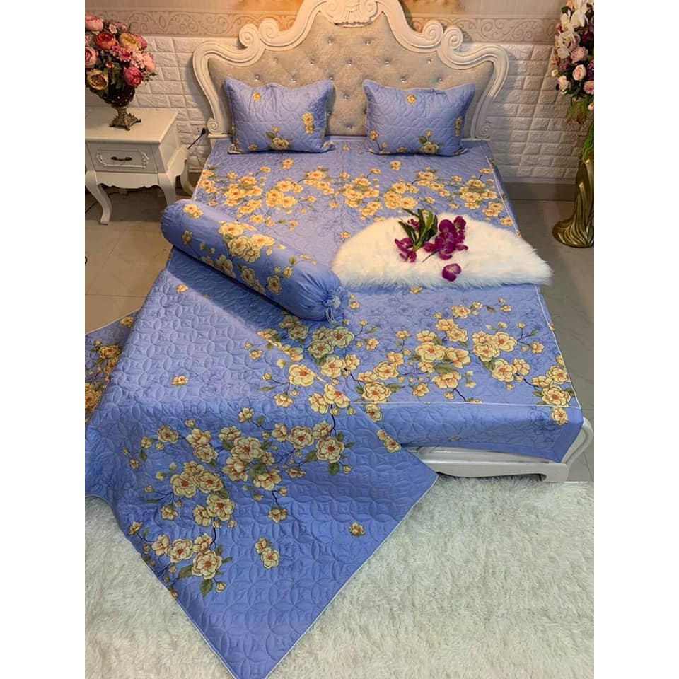 [Nhập mã FSS22FEB ] Phủ trần bông 5 món mẫu hoa cúc 3D tặng kèm túi đựng (nhắn tin shop mẫu bạn chọn) | BigBuy360 - bigbuy360.vn