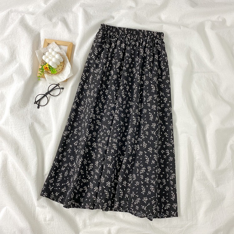 Chân váy hoa nhí vintage nhiều màu hàng Quảng Châu CV20 | BigBuy360 - bigbuy360.vn