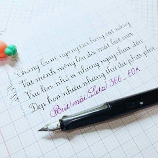 Bút Leta 366 (ngòi mài, nét nhỏ)