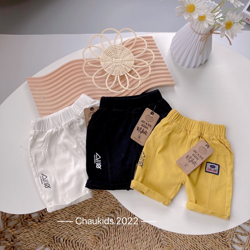 Quần kaki short bé trai/gái NiLo 5 màu (8-23kg)