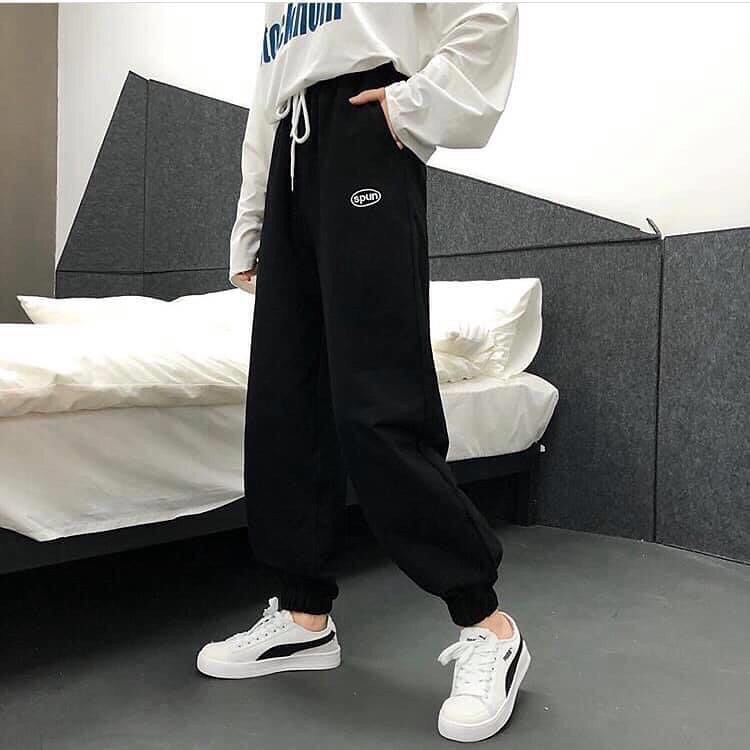 Quần DÀI Jogger SPUN 3 Màu Ulzzang Unisex 1hitshop