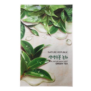 Mặt nạ Nature Republic Real Nature Green Tea Mask Sheet 23ml