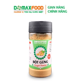 Bột gừng ta 250g - Domaxfood – 100% nguyên chất - bột gia vị gừng - gừng ta - gừng sẻ nguyên chất