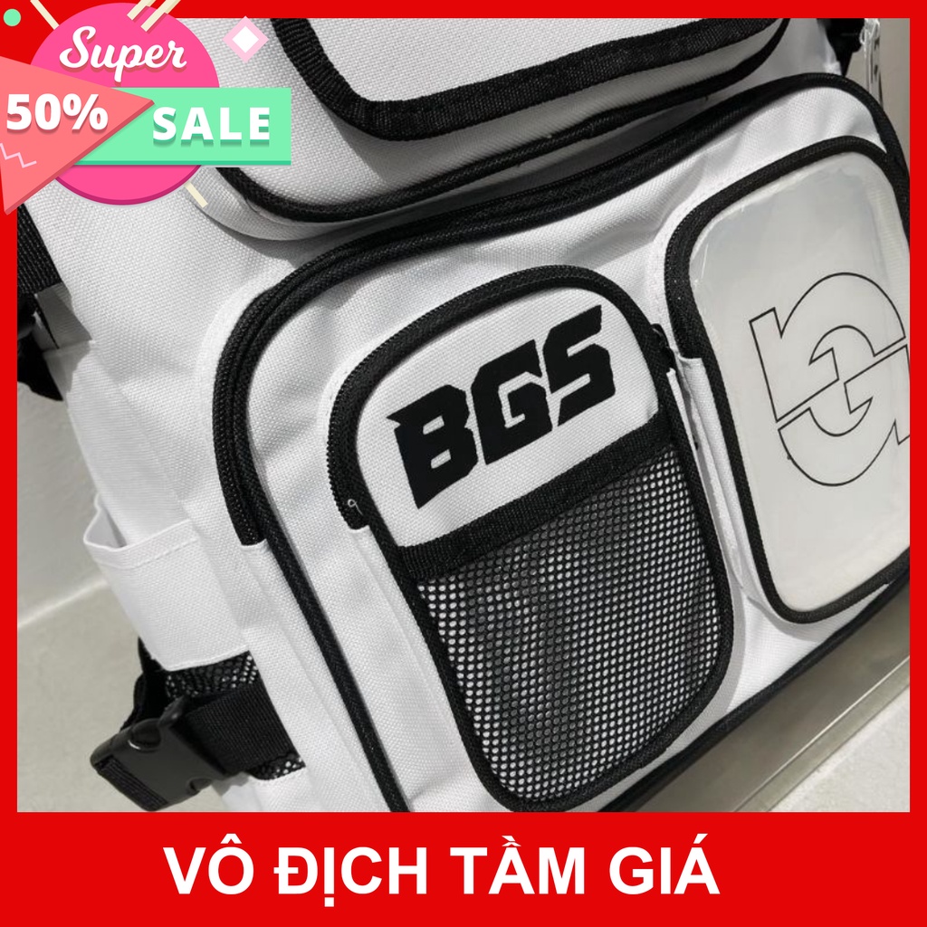 Balo học sinh SS02 - Chuẩn real Bubble Gum Studio hoodie1996