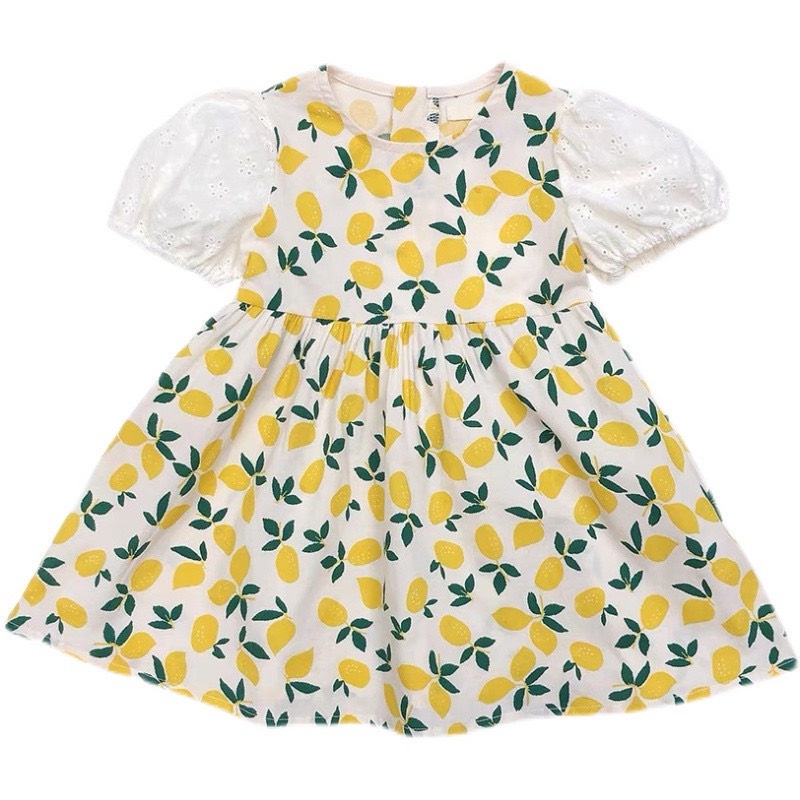 Váy Công Chúa Tay Bồng Dáng Xòe Mẫu Mới 2022 - Hàng Quảng Châu Cao Cấp (V7)