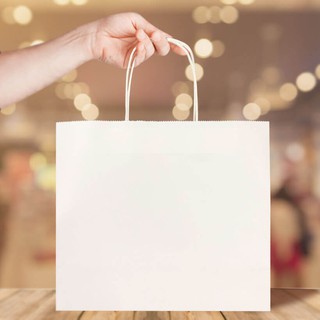 Túi giấy KT08T - Trắng (KT: 26 x 30 x 12)