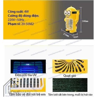  Đèn bắt muỗi 