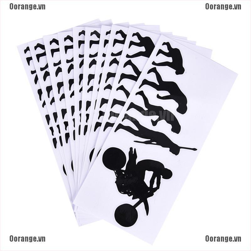 Miếng Dán Trang Trí Xe Hơi Họa Tiết Hóa Học Vui Nhộn