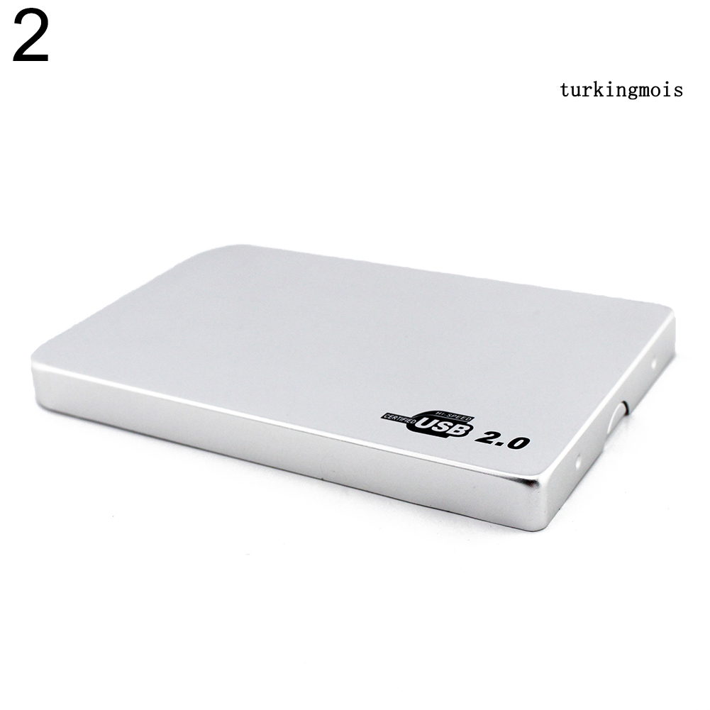 Hộp Đựng Ổ Cứng Ngoài Usb 2.0 Siêu Mỏng Cho 2.5 Inch Sata Hdd Ssd | BigBuy360 - bigbuy360.vn