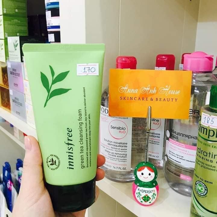 Sữa rửa mặt INNISFREE Trà Xanh Hàn quốc
