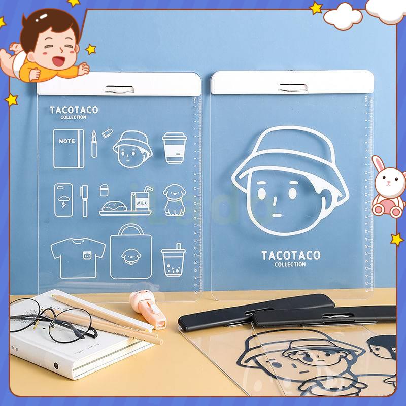 ⭐ iLado ⭐ Kẹp Tài Liệu A4 trong suốt TACO giấy kiểm tra Học Sinh Kí Dễ Thương File Kẹp Giấy Bìa Trình Bìa File Bảng Kẹp bảng trình kí kẹp tài liệu Bảng kẹp tài liệu Licao khổ bảng trình kí