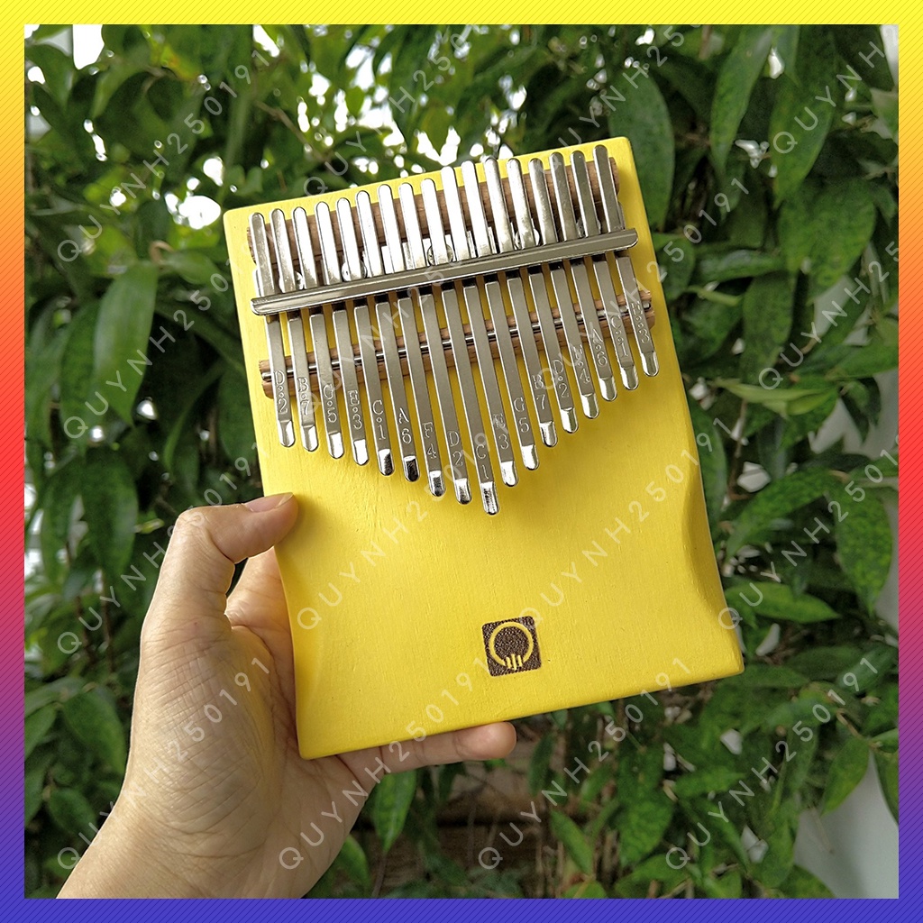 Đàn Kalimba 17 Phím Gỗ cao cấp nhiều màu Sắc tặng phụ kiện - Âm Hay Không Tịt Nốt