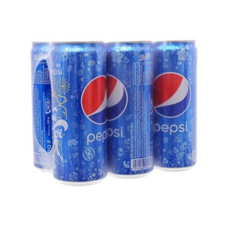 Lốc 6 lon nước ngọt có gas Pepsi 330ml