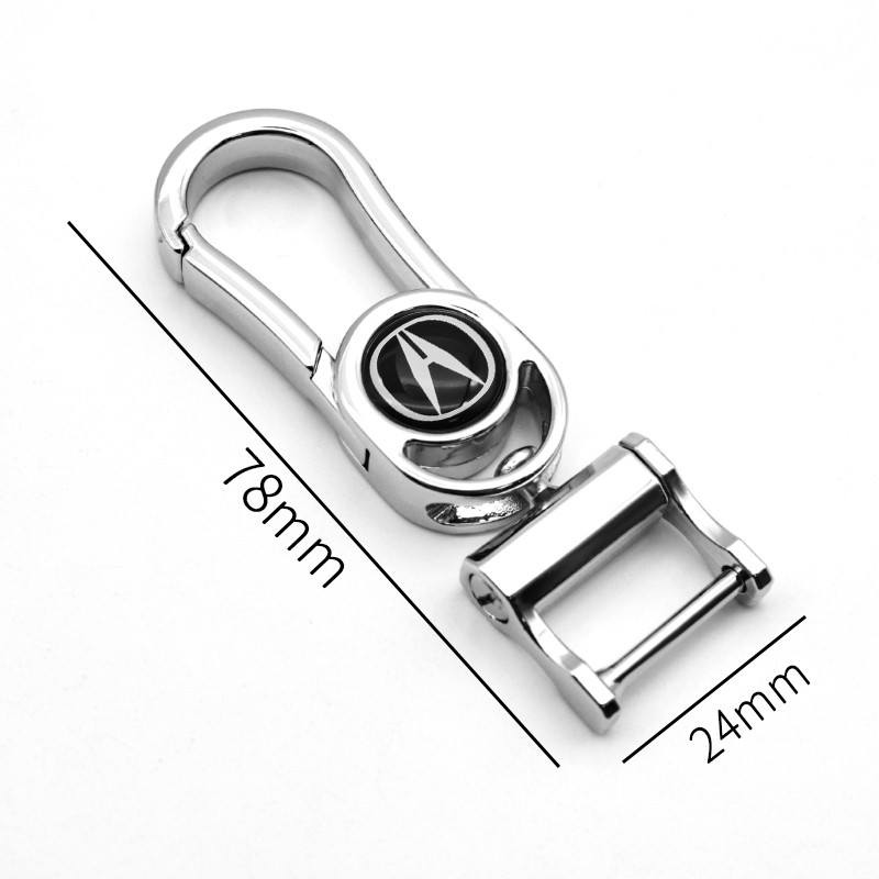 Móc Khóa Kim Loại Hình logo Xe Hơi Acura CDX RDX ILX TLX RLX RDX MDX NSX TL RL