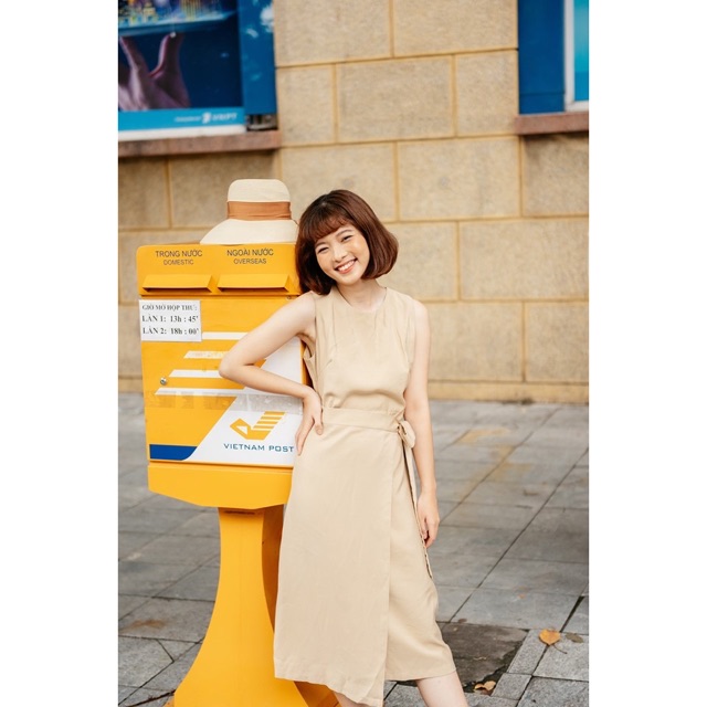 Đầm happy zoo size M màu bò
