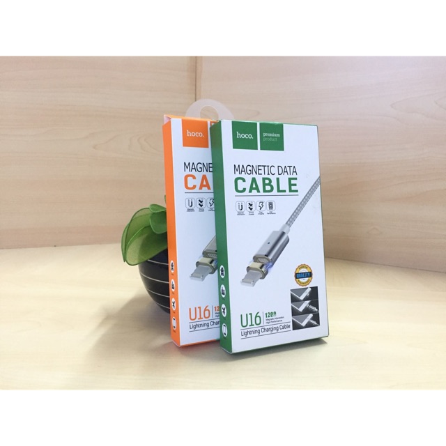 Cáp sạc Hoco U16 Lightning nam châm