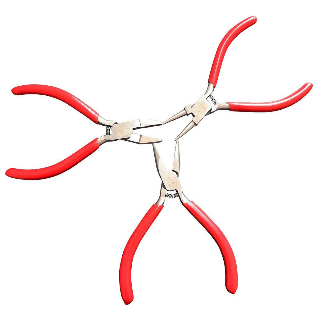 Kìm Mũi Kim Chính Xác Với Hàm Tròn Dẹt Và Dụng Cụ Cắt Dây Cáp Dài Lý Tưởng Để Làm Trang Sức Thủ Công, Bảng Mạch PCB