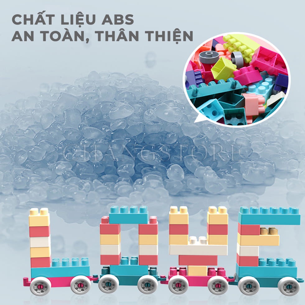 Bộ Đồ Chơi Lego Xếp Hình 198 Chi Tiết, Xô Đồ Chơi Lắp Ráp Cho Trẻ Em Siêu Rẻ