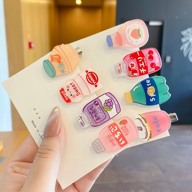 Kẹp tóc nữ trang trí thiết kế dễ thương phong cách Nhật Bản