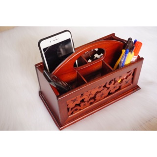 Hộp đựng đồ đa năng bằng gỗ hương