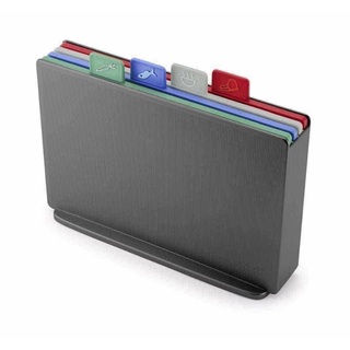 BỘ 4 THỚT JOSEPH JOSEPH INDEX LARGE GRAPHITE ( cỡ Lớn 34*24cm)