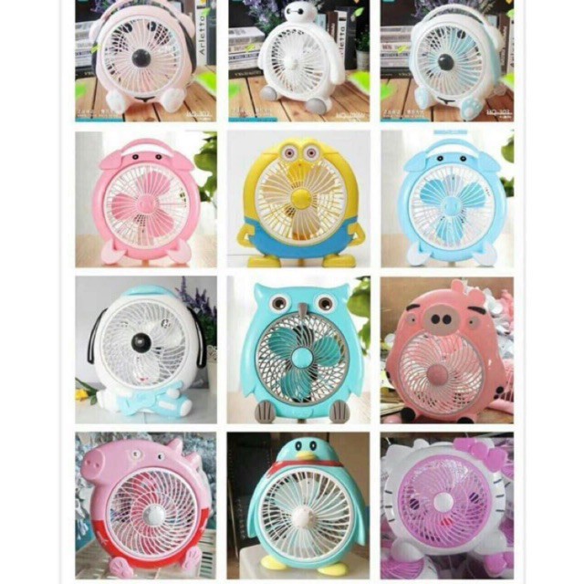 QUẠT ĐỂ BÀN MINI HÌNH THÚ (phù hợp để bàn làm việc cho dân văn phòng dễ  sử dụng tiện lợi)