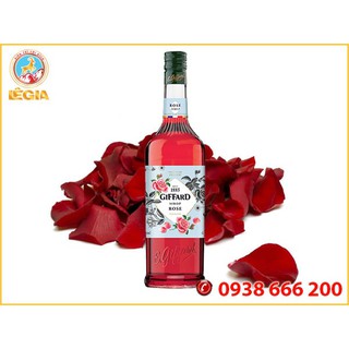 Syrup giffard hoa hồng 1.000 ml - giffard rose syrup