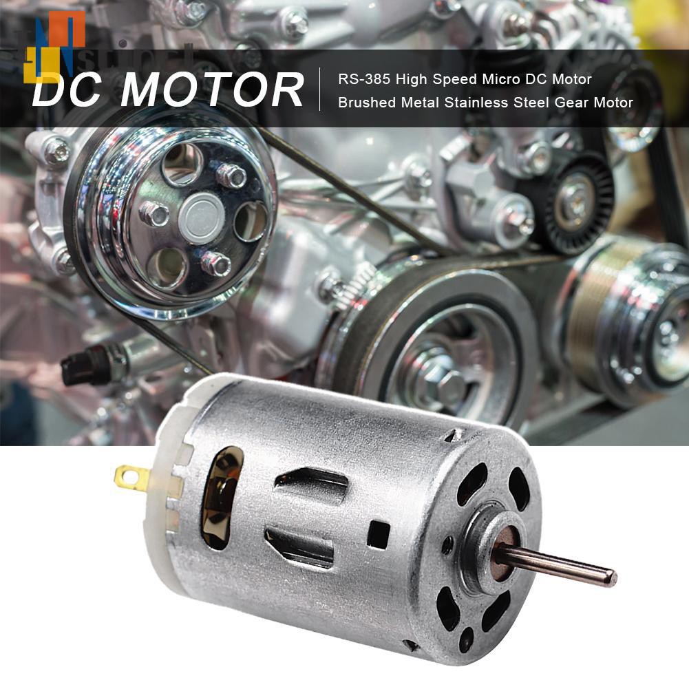 DC Động Cơ Một Chiều Bằng Thép Không Gỉ Rs-385 Tốc Độ Cao