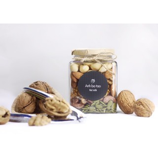 Hạt Mixed nut 5 hạt dinh dưỡng nhập khẩu (macca, hạnh nhân, hạt điều, óc chó, bí xanh)