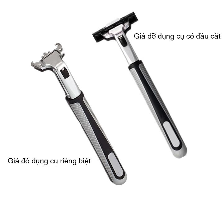Dao Cạo Râu Hai Lưỡi Thế Hệ Mới Cao Cấp Thay Đầu Tiện Lợi Tặng Kèm Tuýp Kem Cạo Râu
