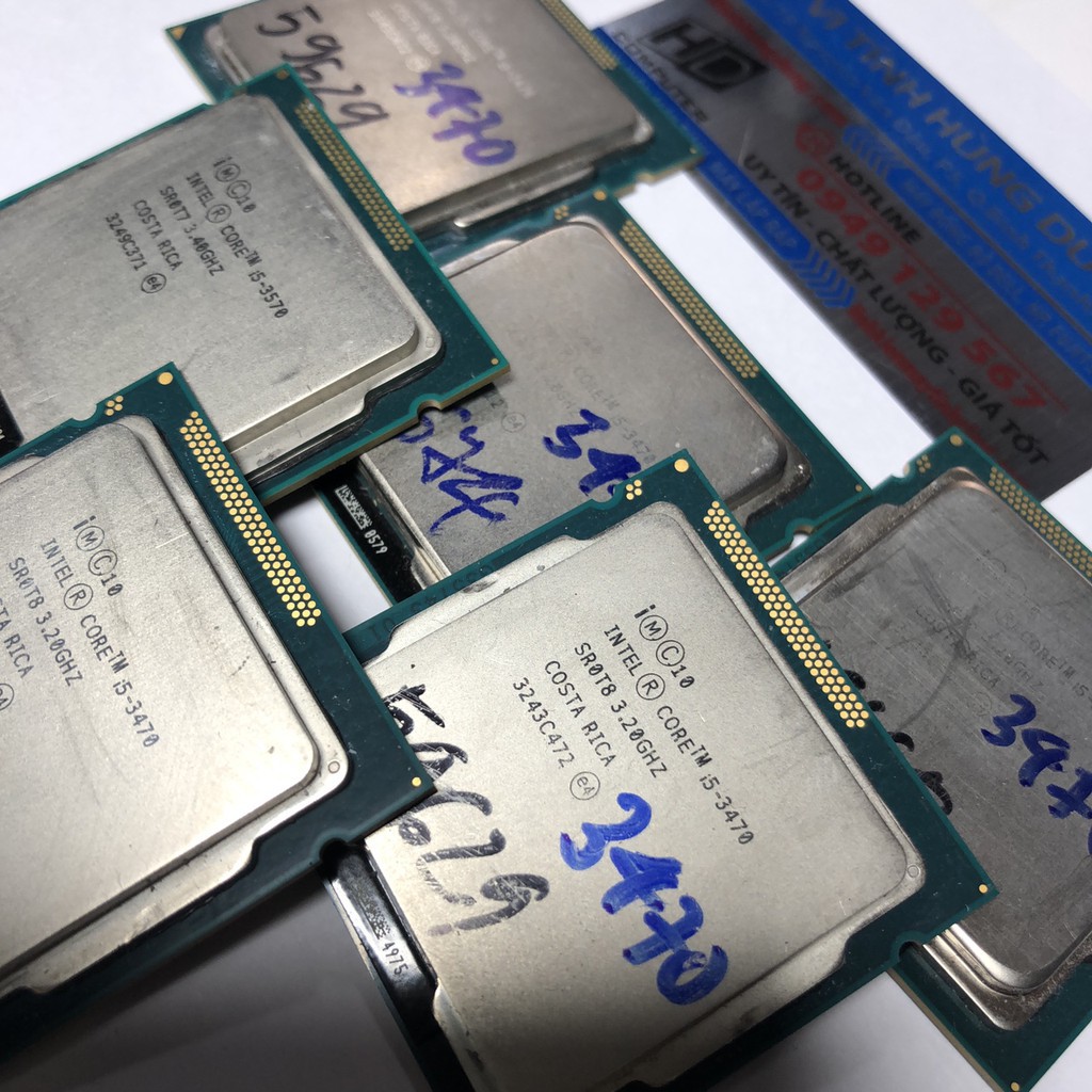 CPU core i5 socket 1155, i5 2320, i5 2400, i5 2500, i5 3330s,i5 3450, i5 3470, i5 3470s, i5 3550, i5 3570 95