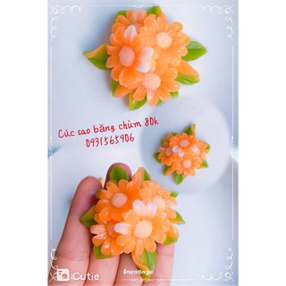 Khuôn Silicone Chùm Cúc Sao Băng