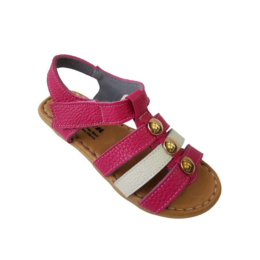 Giày Sandal Bé Gái Da Bò BIGBEN Cao Cấp SDBG4