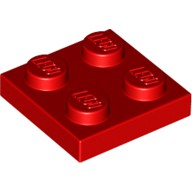 LEGO Miếng 2x2 Màu Đỏ ID 302221 3022